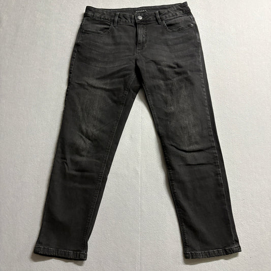 Sisley Lima Slim Carrot Fit Jeans W27 Fits Like 31x26 Gray Stretch Denim