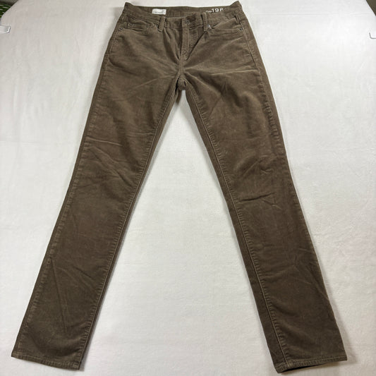 Gap 1969 Pants Womens 27 Brown Corduroy Straight Leg Vintage Retro Soft Wears Fit