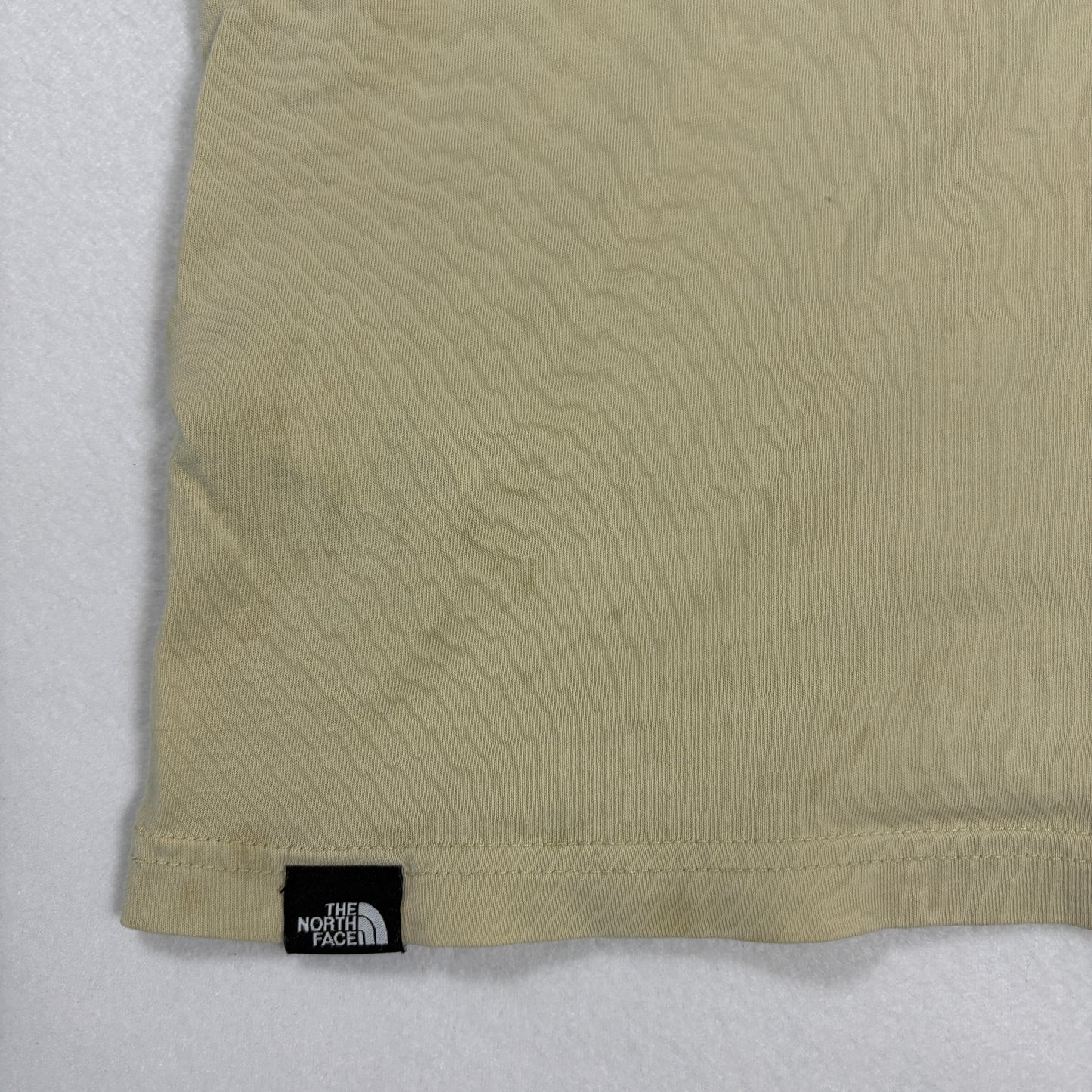 The North Face T-Shirt Mens Large Beige Short Sleeve Logo Tee Outdoor Casual