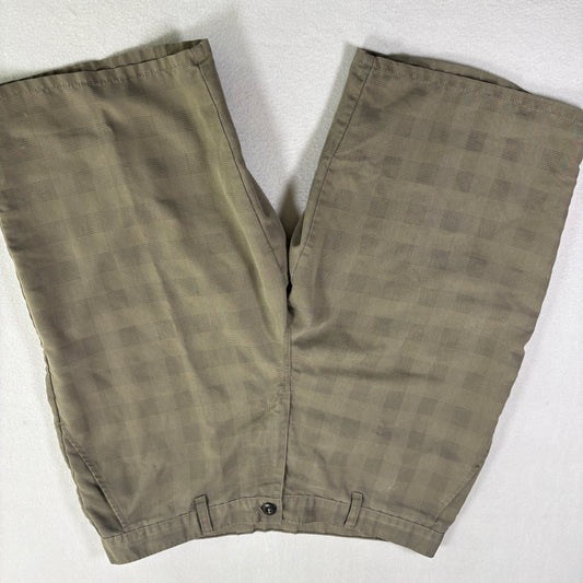 Dickies Mens Shorts 38 Khaki Plaid Workwear Skate Outdoor Casual Durable