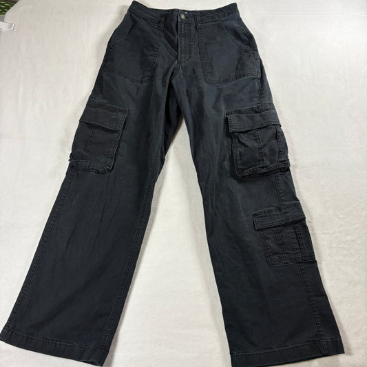 Hollister Cargo Pants Womens 2R W26 Ultra High Rise Baggy Y2K Streetwear Utility