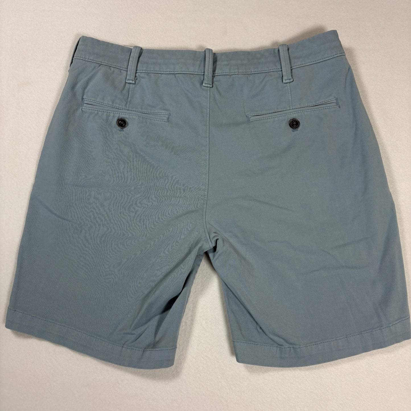 Express Shorts Mens 32 Blue Slim Fit Chino Casual Flat Front Summer Style
