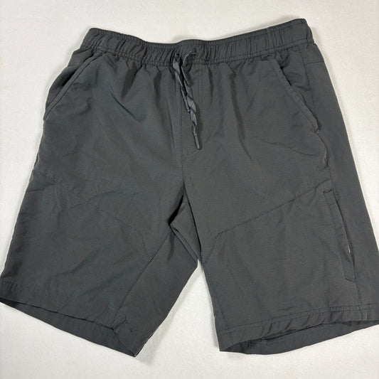 Gerry Shorts Mens Medium Gray Outdoor Hiking Trail Activewear Elastic Waist