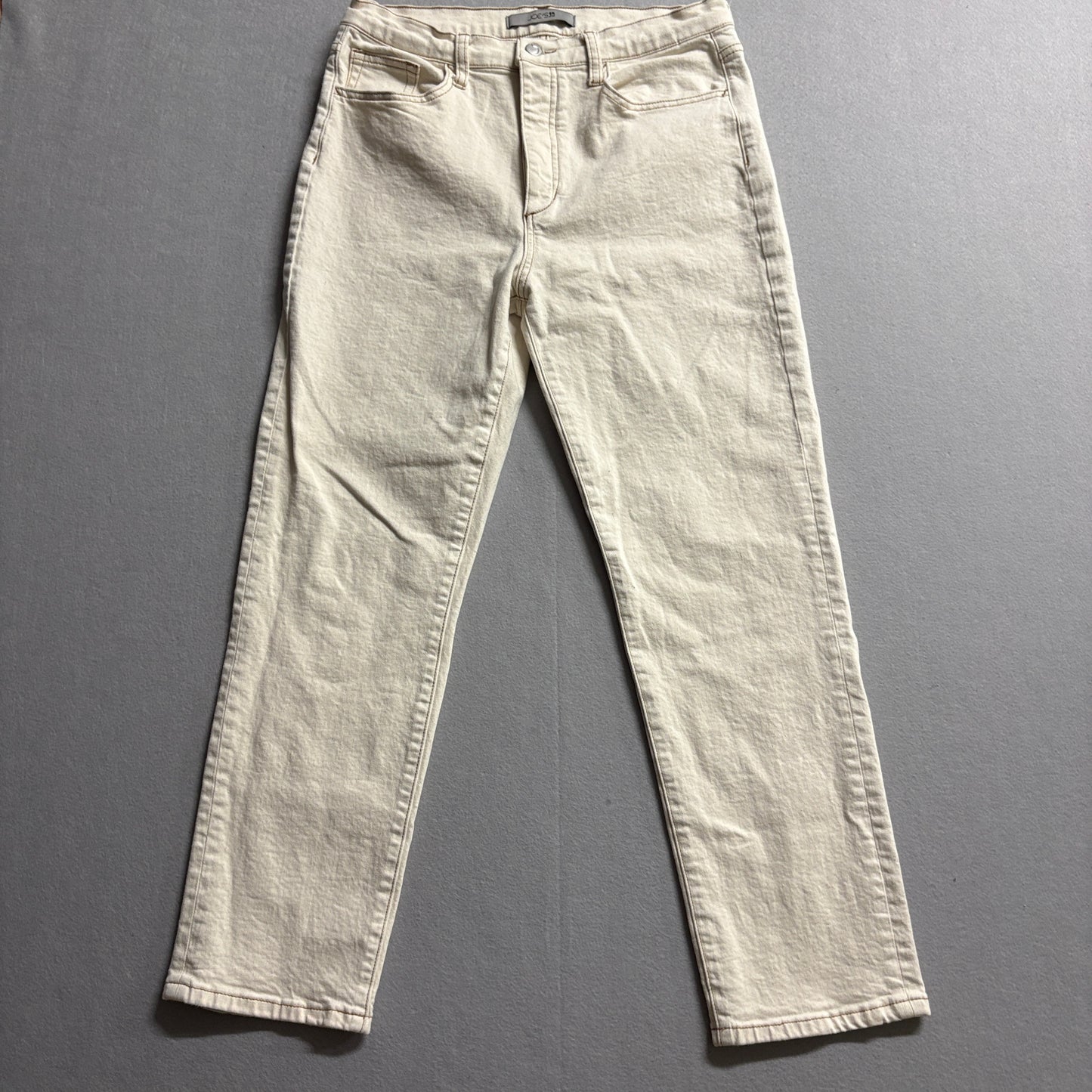 Joe’s Jeans The OG 60s Womens 29 Fits Like 29x28 Ivory Straight Leg Denim