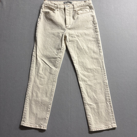 Joe’s Jeans The OG 60s Womens 29 Fits Like 29x28 Ivory Straight Leg Denim