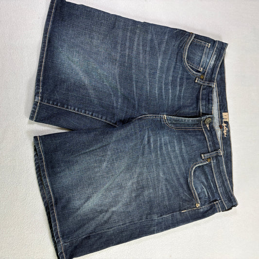 Kut from the Kloth womens jean shorts size 14 blue denim bermuda Y2K casual