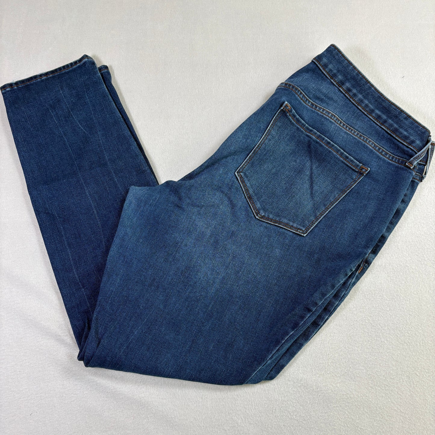 Old Navy womens jeans size 16 mid rise Rockstar skinny blue denim Y2K stretch