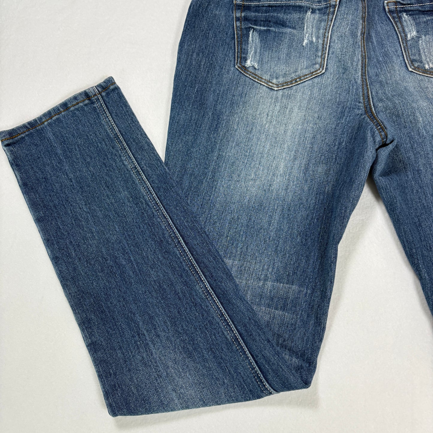 Earl Jean Jeans Women’s Size 6 Bootcut Distressed Blue Denim Stretch Casual