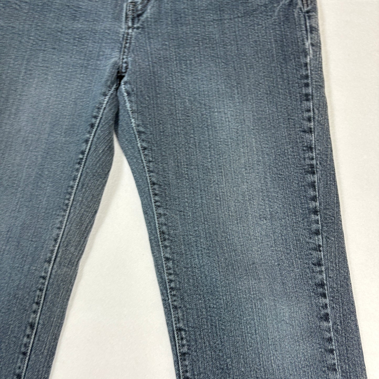 Levi’s Jeans Women’s 14 Plus Gray Straight Leg Stretch Mid Rise Denim Casual