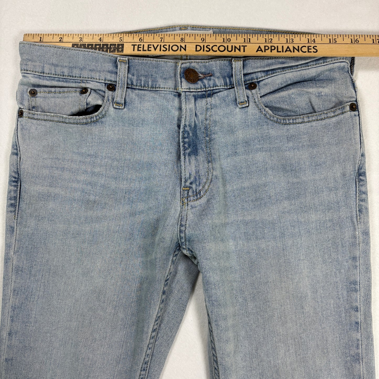 Hollister Jeans Men’s 30x30 Skinny Fit Epic Flex Light Wash Blue Denim Casual