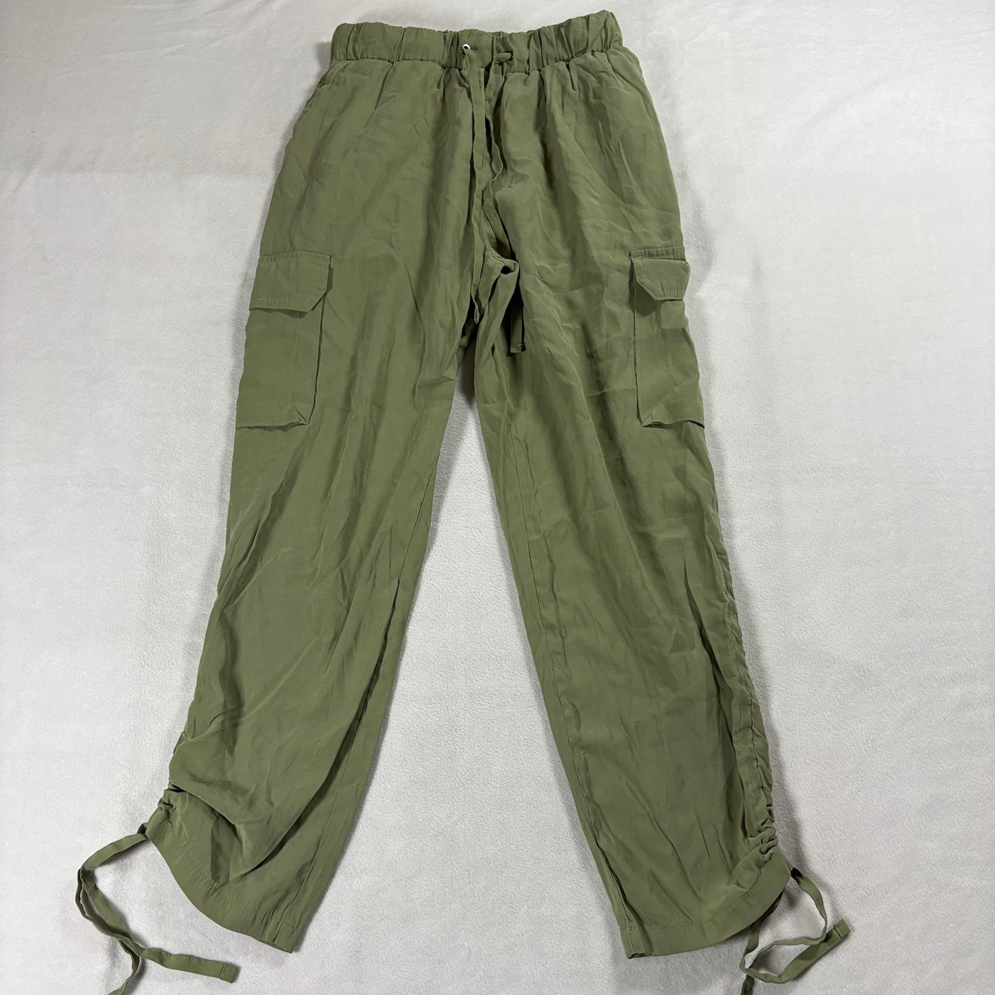 Cargo Jogger Pants Womens Utility Jessica Simpson M Fits Like 26X27 Green Y2K