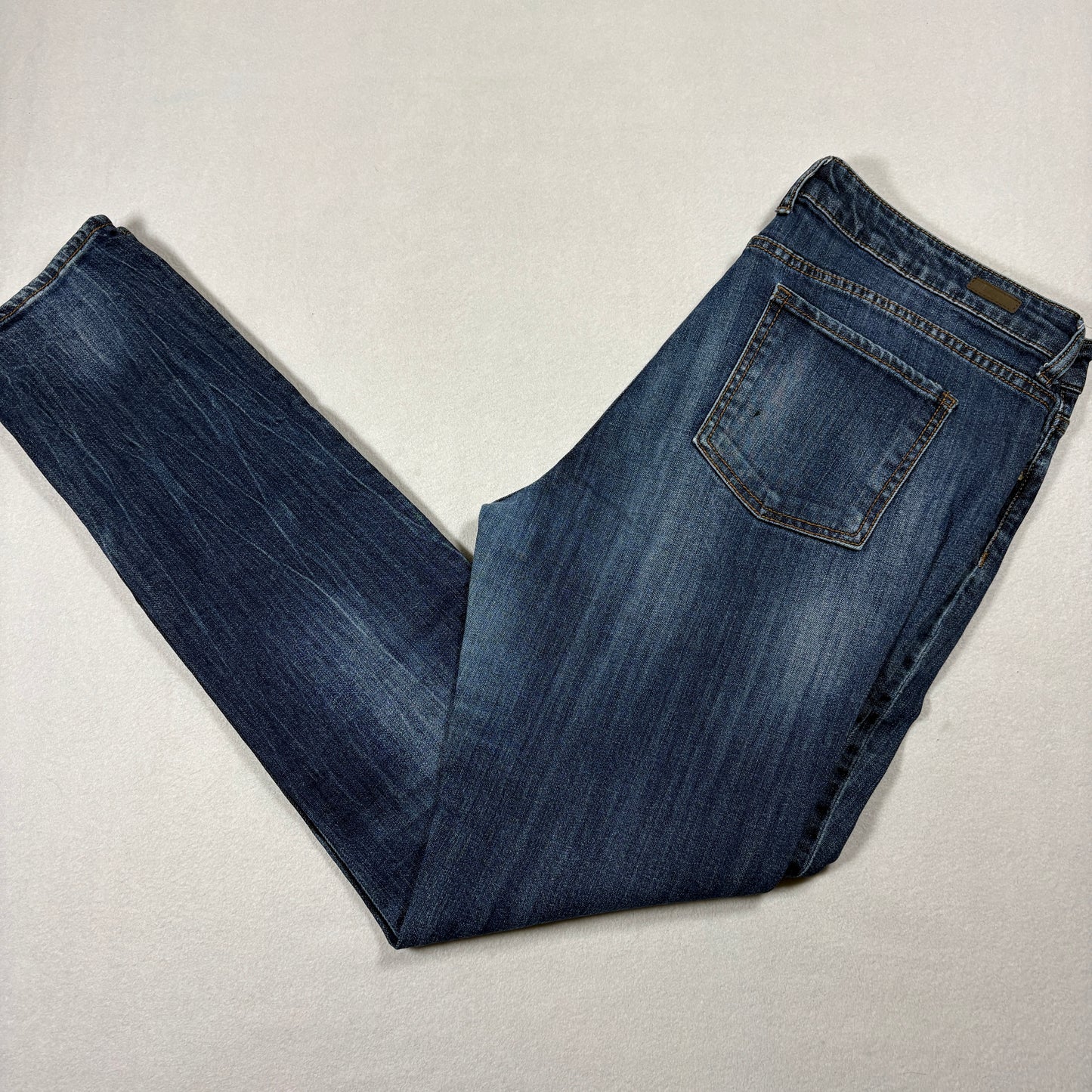 Kut From The Kloth Womens Jeans Size 16 Distressed Skinny Blue Denim Y2K Grunge