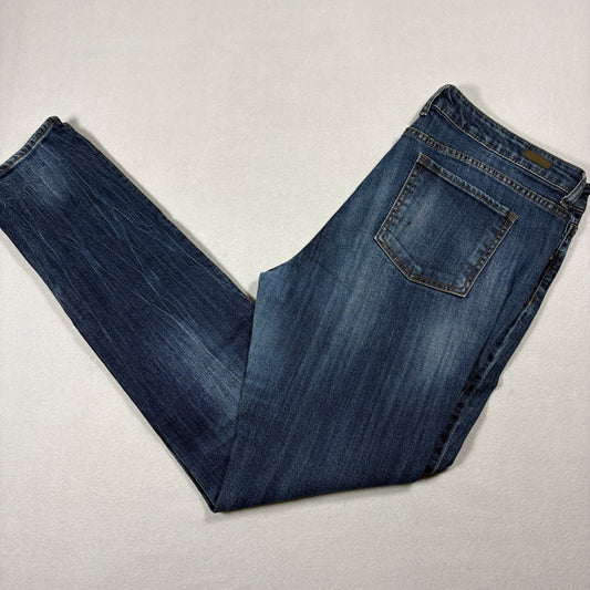 Kut From The Kloth Womens Jeans Size 16 Distressed Skinny Blue Denim Y2K Grunge