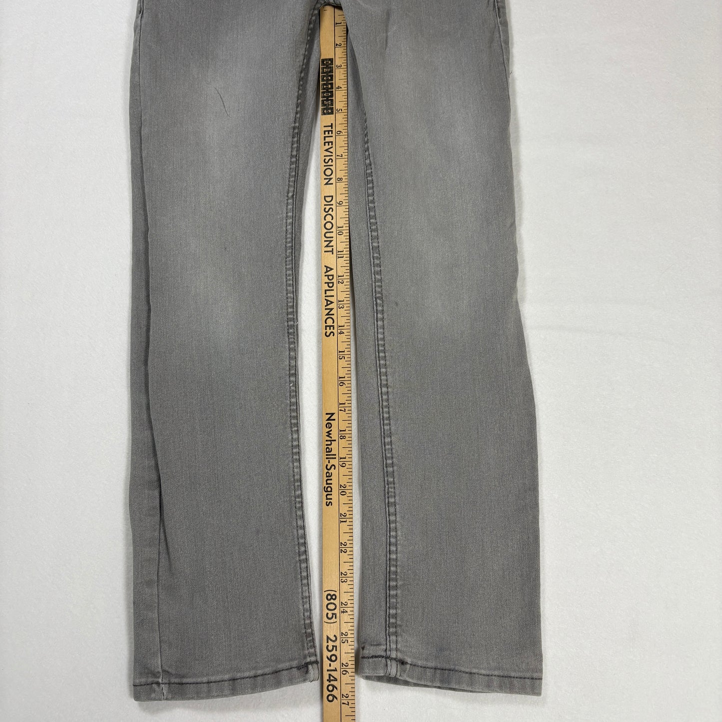 Tommy Hilfiger Jeans Women’s Size 12 Gray Straight Leg Mid Rise Denim Casual