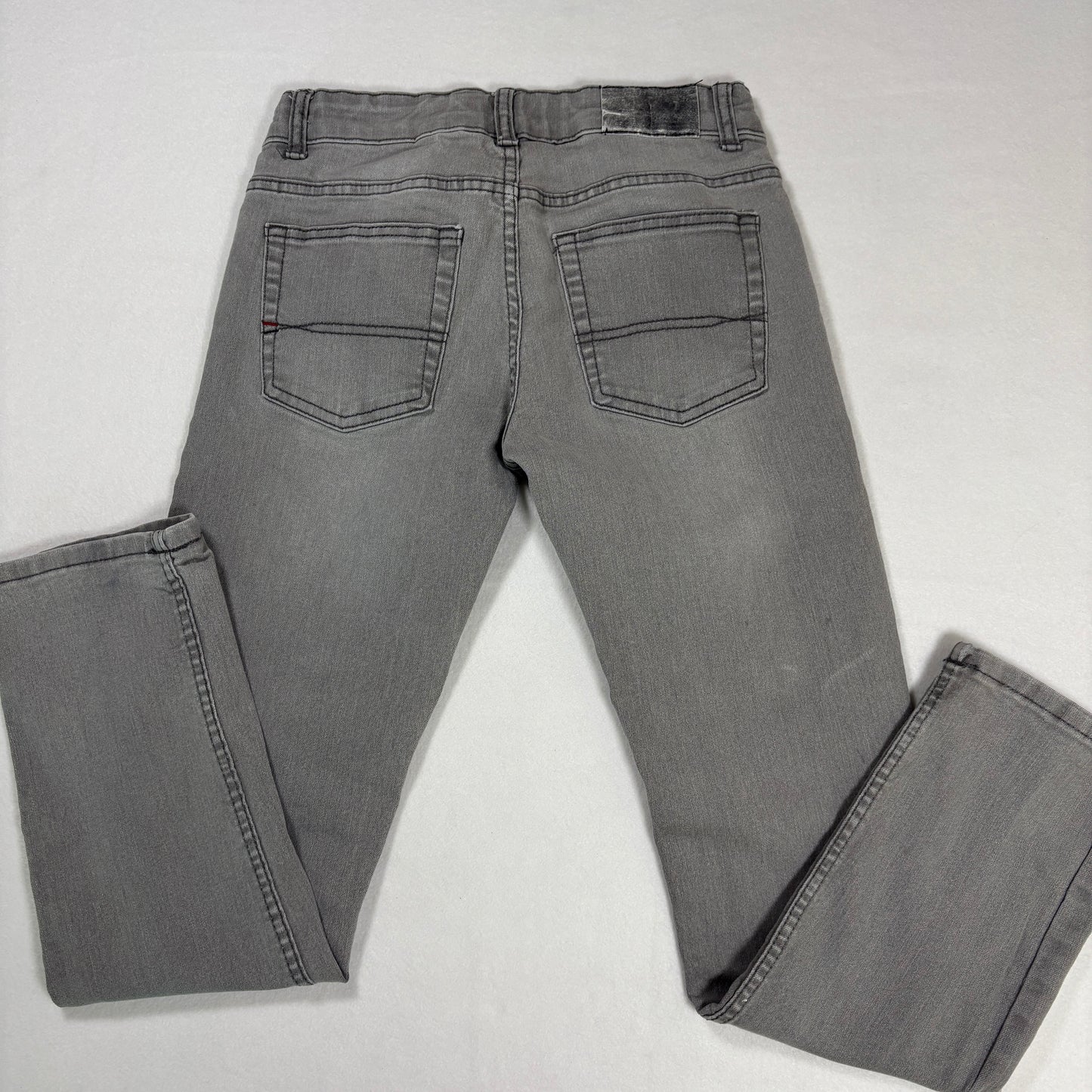 Tommy Hilfiger Jeans Women’s Size 12 Gray Straight Leg Mid Rise Denim Casual