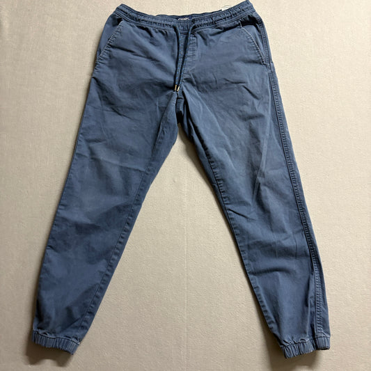 Chaps Jogger Pants Mens Medium Fits Like 31x27 Blue Stretch Casual Athleisure