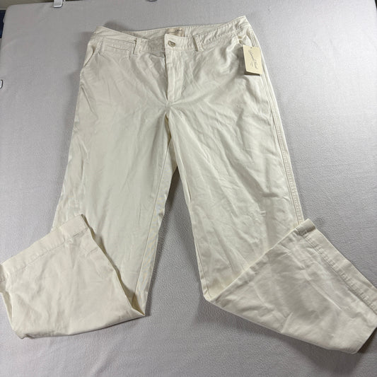 Chino Straight Stretch Pants Universal Thread Tag 12 Fits Like 34X30 Cream