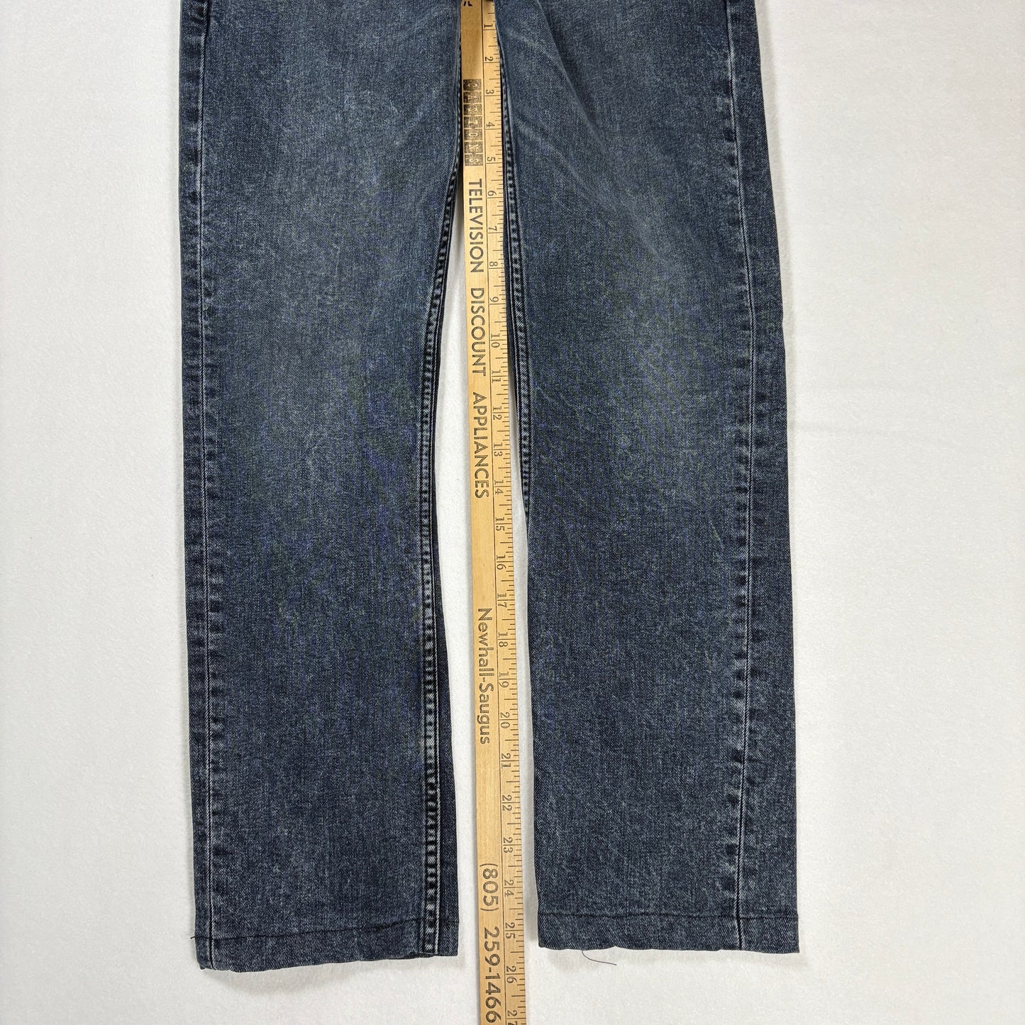 H&M Jeans Men’s 31x30 Slim Fit Gray Wash Stretch Denim Straight Leg Casual