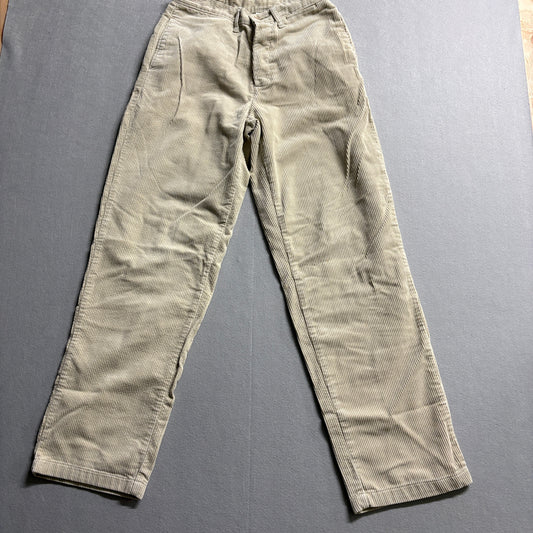 Homeboy Corduroy Pants Mens 28x31 Beige Skate Baggy Wide Leg Streetwear Y2K