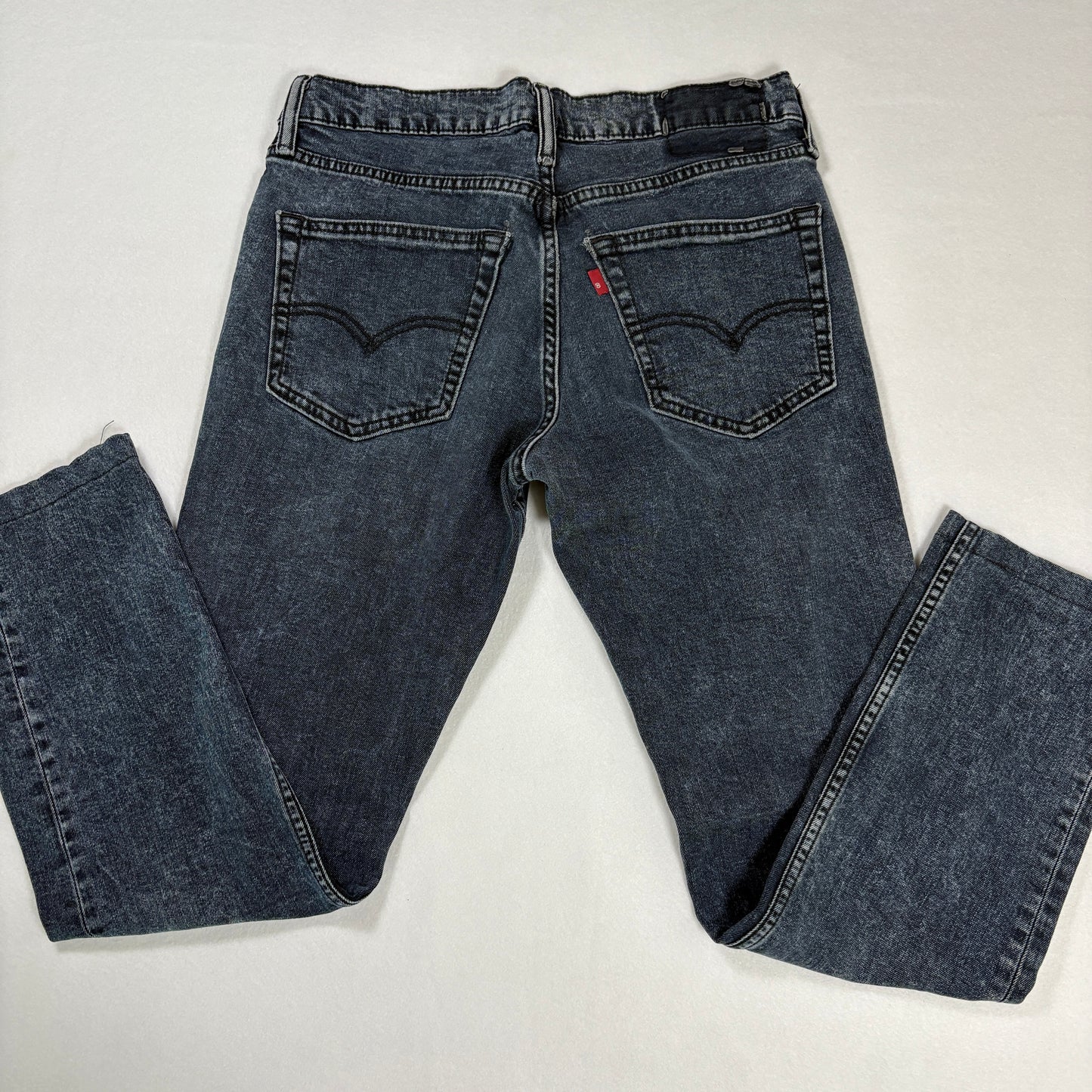 H&M Jeans Men’s 31x30 Slim Fit Gray Wash Stretch Denim Straight Leg Casual