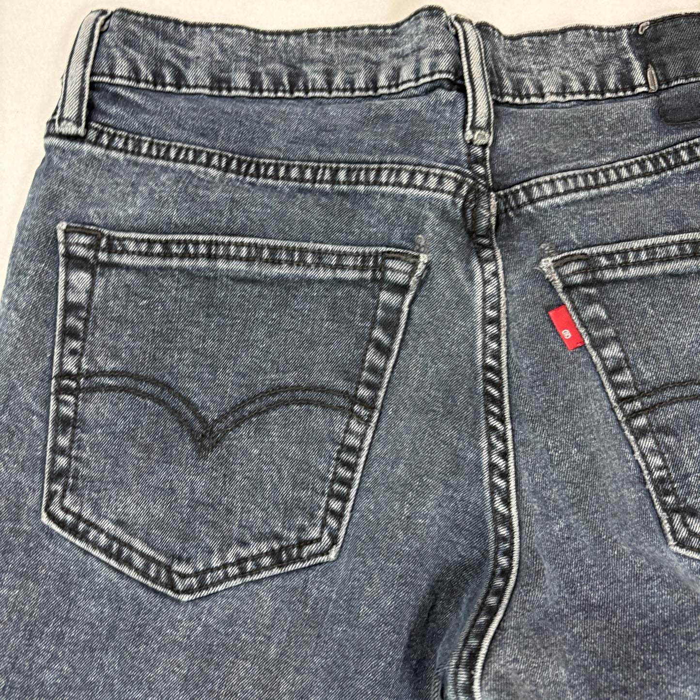 H&M Jeans Men’s 31x30 Slim Fit Gray Wash Stretch Denim Straight Leg Casual