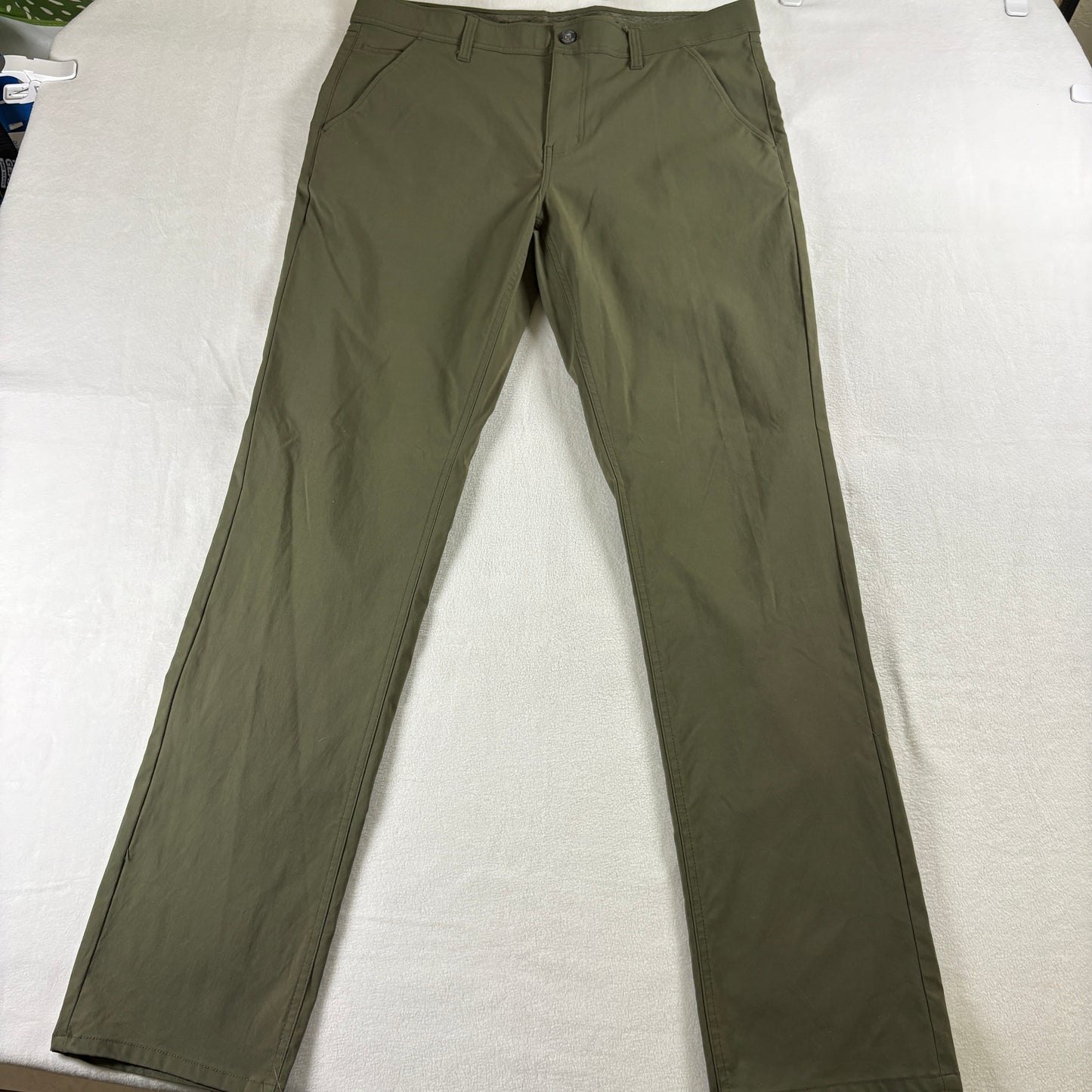 Weatherproof Vintage Pants Mens 34X34 Olive Stretch Regular Fit Outdoor Up GearX