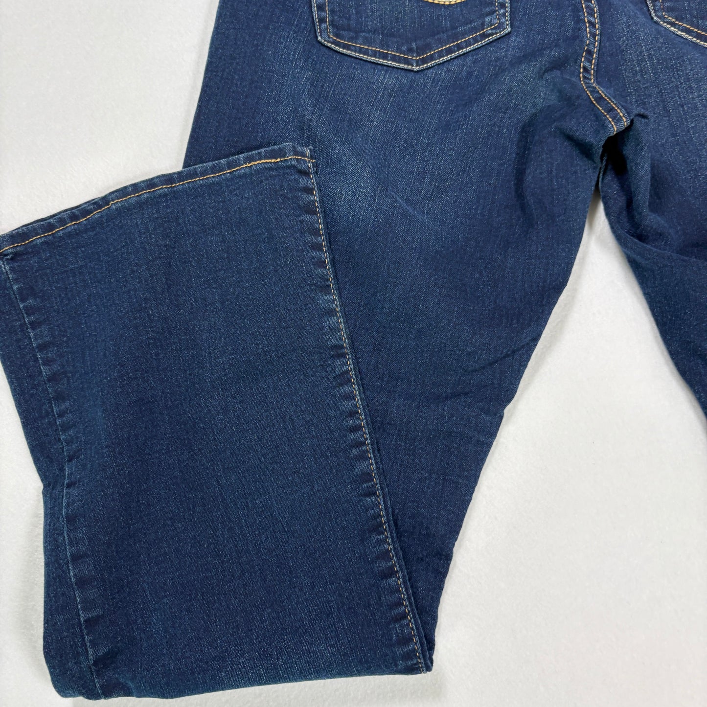 Levi’s Signature Jeans Women’s 10 Curvy Bootcut Mid Rise Dark Wash Stretch Denim