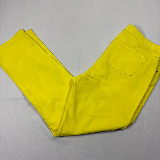 Aphrodite Mens Jeans 3XL Yellow Denim Baggy Y2K Grunge USA Made Vintage Streetwear