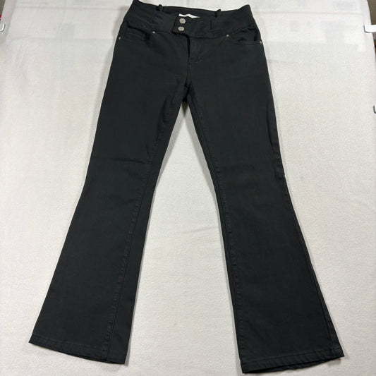 PacSun Bootcut Jeans Womens 27 Black Low Rise 26 x 28 Y2K Retro Streetwear Pants