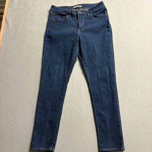 Levi's 710 Super Skinny Jeans W31 L30 Fits Like 30x27 Stretch Dark Wash
