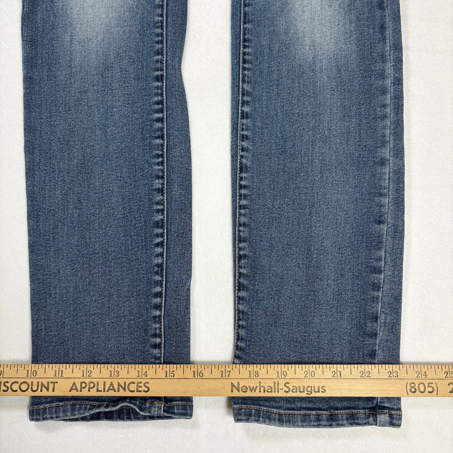 Guess Jeans Women’s Distressed Skinny Medium Rise Stretch Blue Denim Size 31