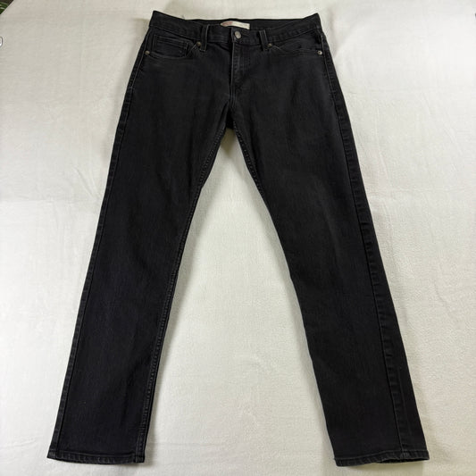 Levis Signature Mens Jeans Slim Fit Black W30 L30 Stretch Denim Pants Street Fit