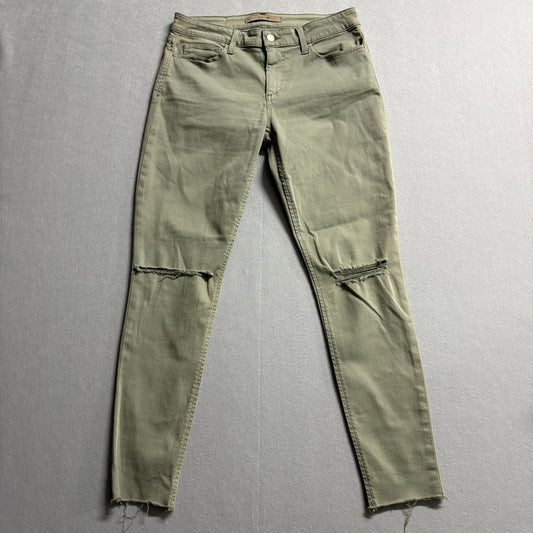 Joe's The Icon Mid Rise Skinny Ankle Jeans W30 Fits Like 30x28 Distressed