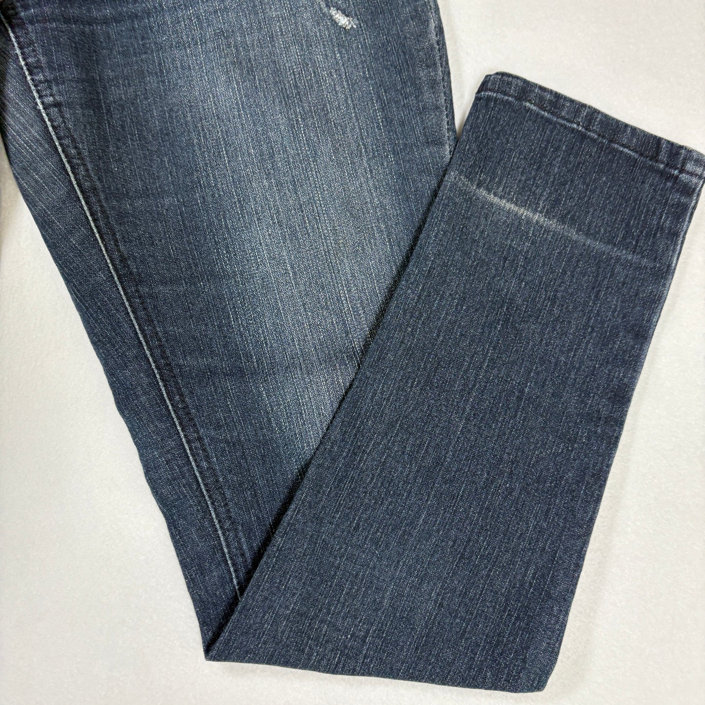 Candie’s Jeans Junior 7 Dark Wash Bootcut Stretch Denim Distressed Casual