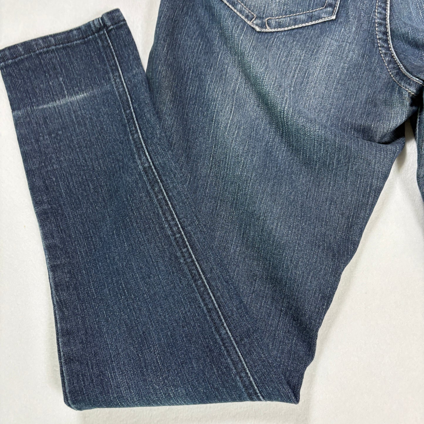 Candie’s Jeans Junior 7 Dark Wash Bootcut Stretch Denim Distressed Casual