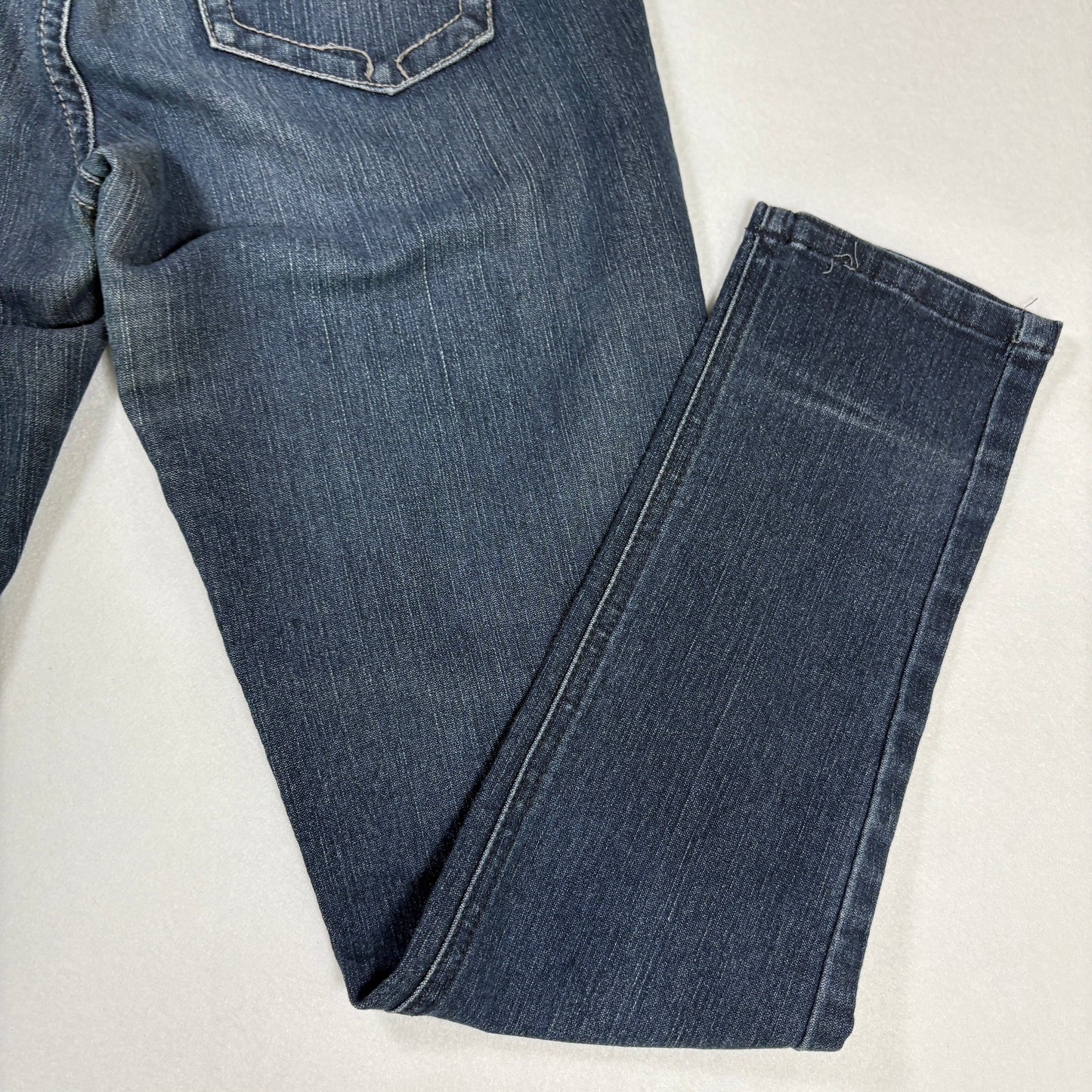 Candie’s Jeans Junior 7 Dark Wash Bootcut Stretch Denim Distressed Casual