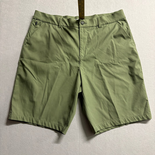 Performance Golf Shorts Mens 36 Fits Like 36 Olive Stretch Chino Hybrid