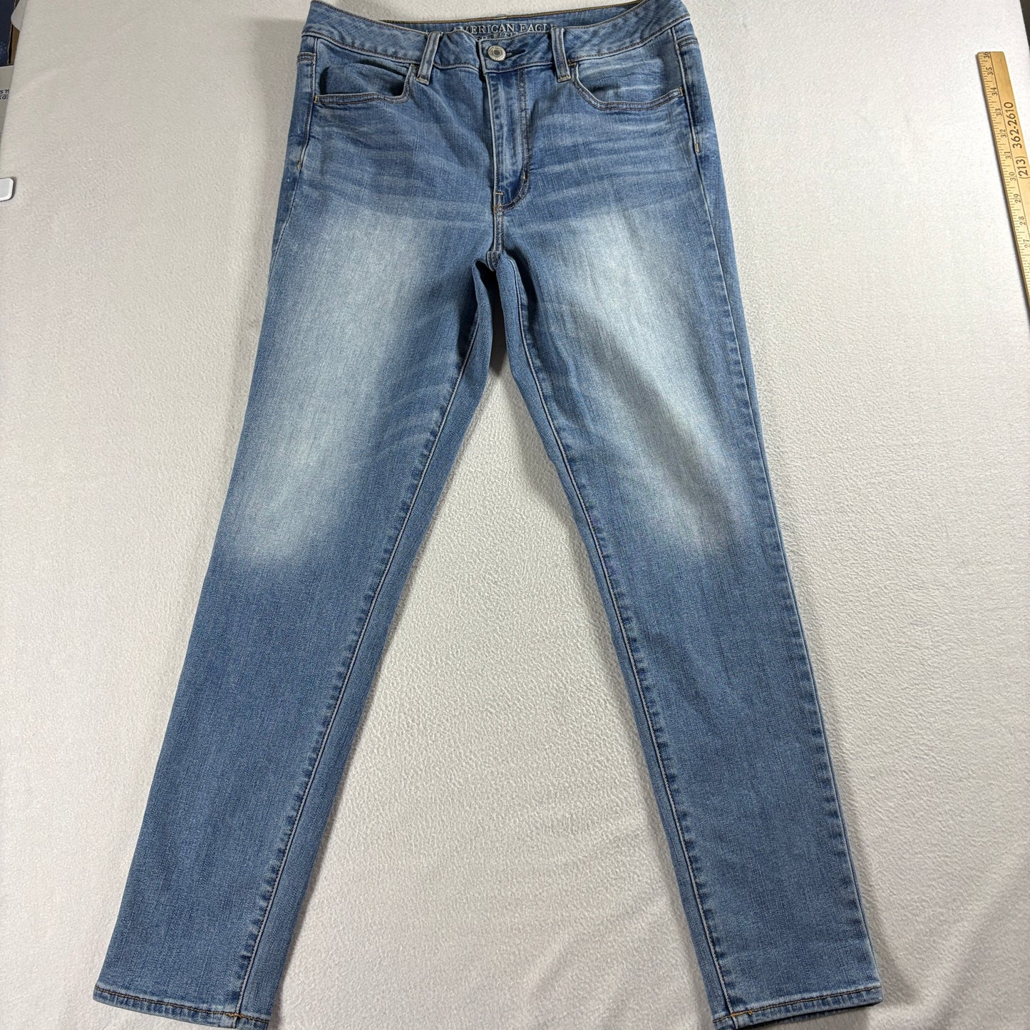 High Rise Jegging Skinny American Eagle Tag 12 Fits Like X Blue Stretch
