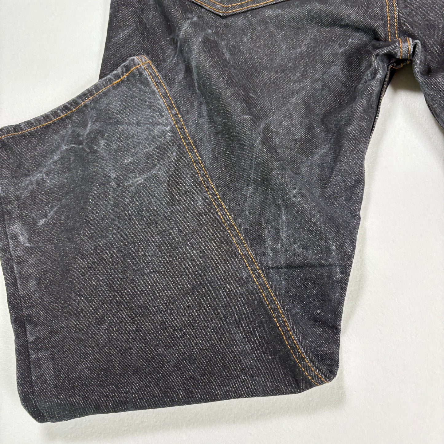 Levi’s 501 Jeans 42x30 Button Fly Original Fit Dark Wash Straight Leg Denim