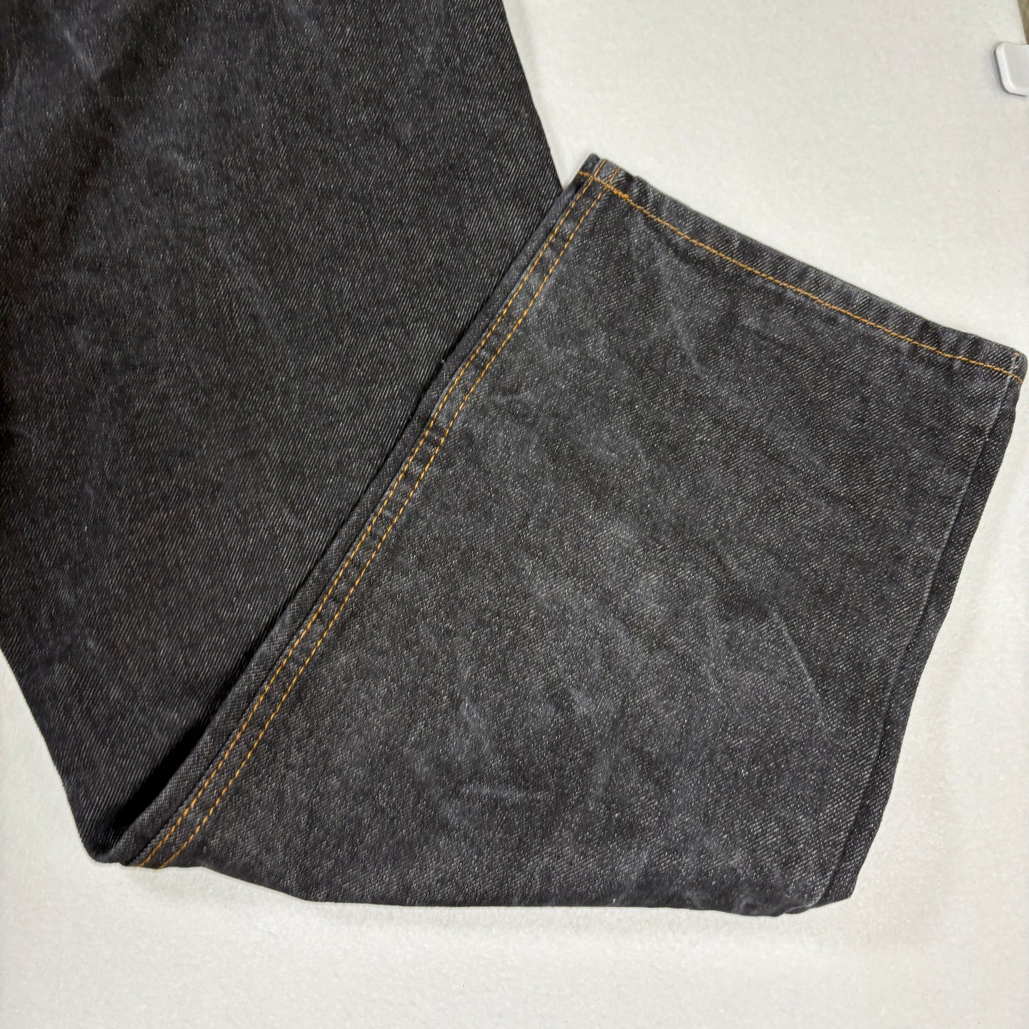 Levi’s 501 Jeans 42x30 Button Fly Original Fit Dark Wash Straight Leg Denim