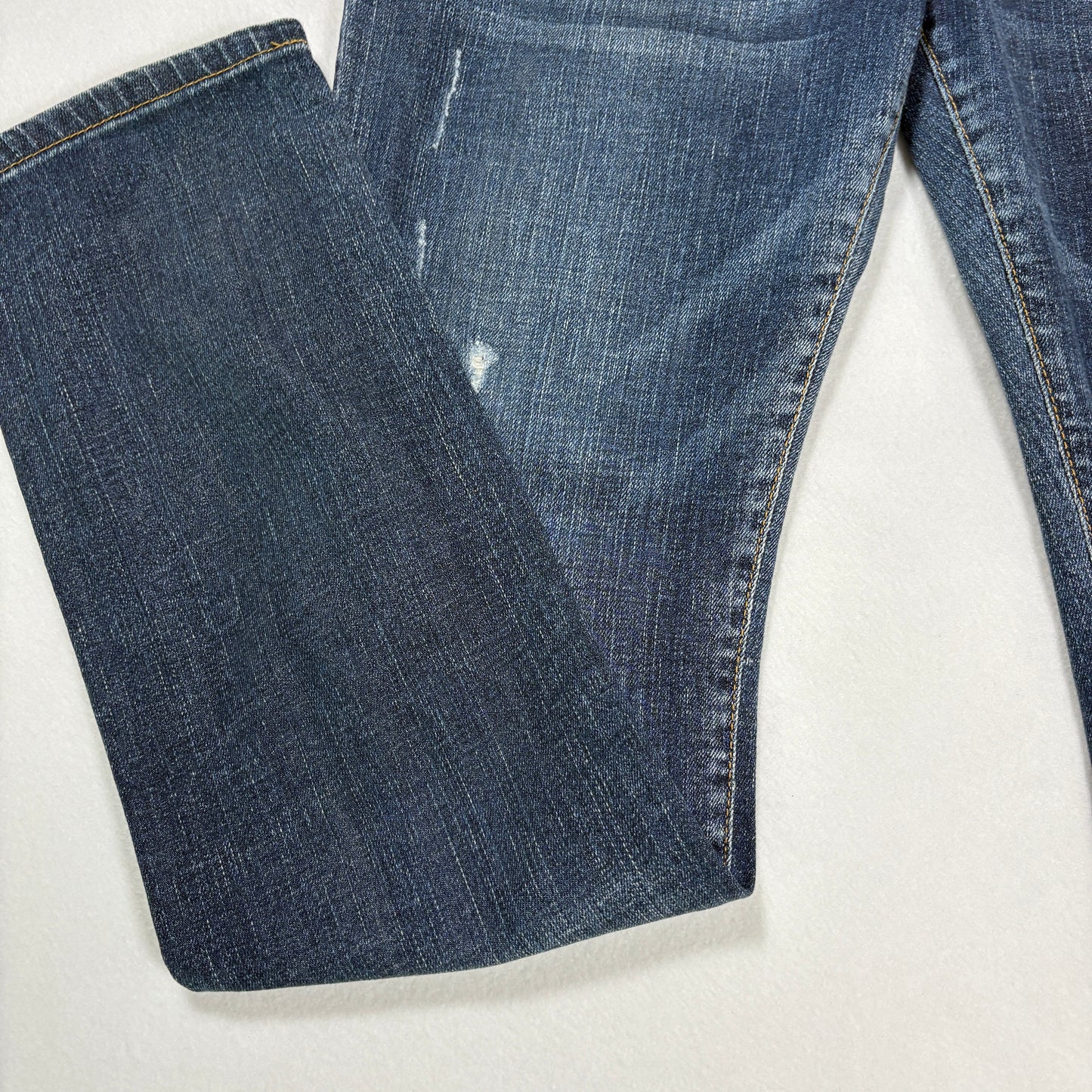 Rockstter Jeans Men’s 42 Blue Distressed Straight Leg Denim Casual Faded