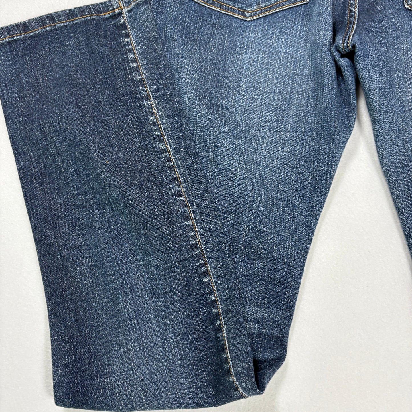 Rockstter Jeans Men’s 42 Blue Distressed Straight Leg Denim Casual Faded