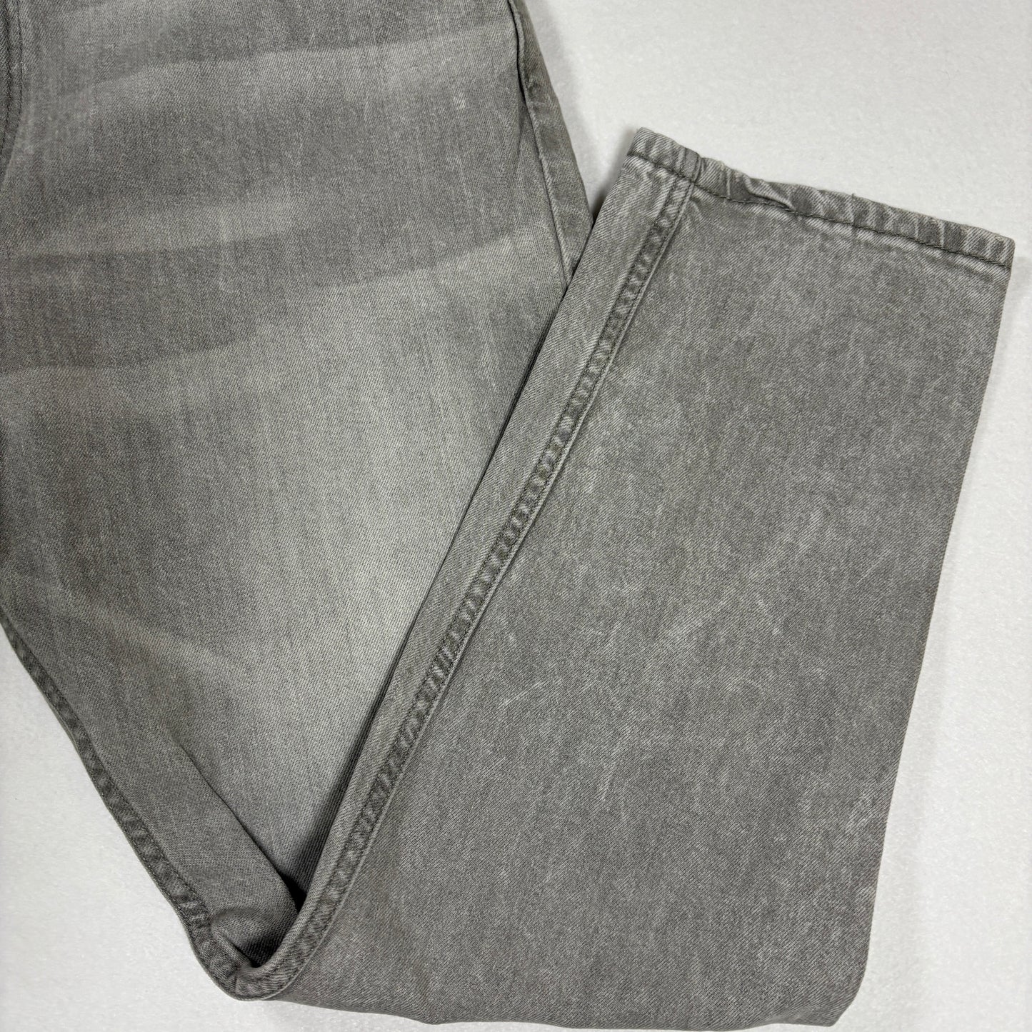 Levi’s 512 Jeans 38x30 Gray Slim Taper Distressed Stretch Denim Casual