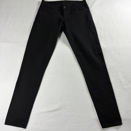 Flying Monkey Womens 27 Black Skinny Jeans Stretch Denim Made USA Mid Rise Wear!