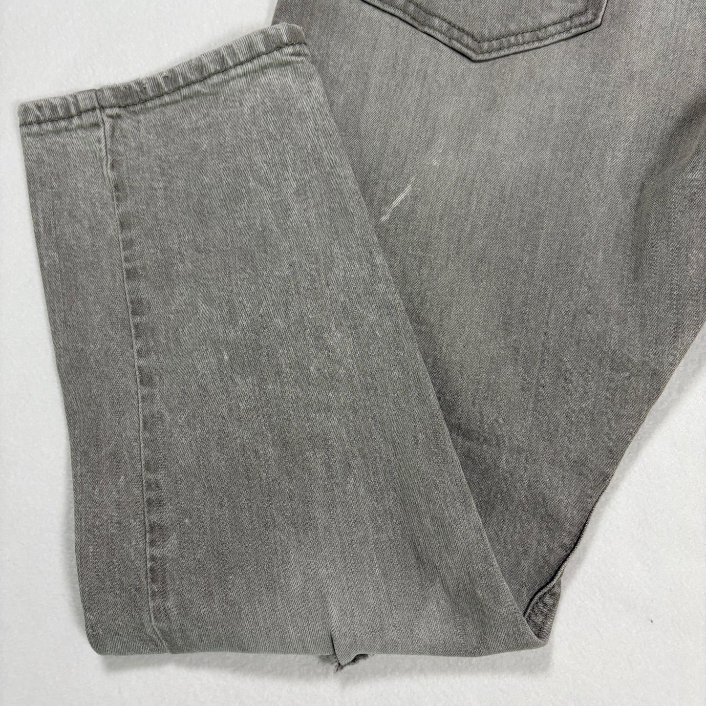 Levi’s 512 Jeans 38x30 Gray Slim Taper Distressed Stretch Denim Casual