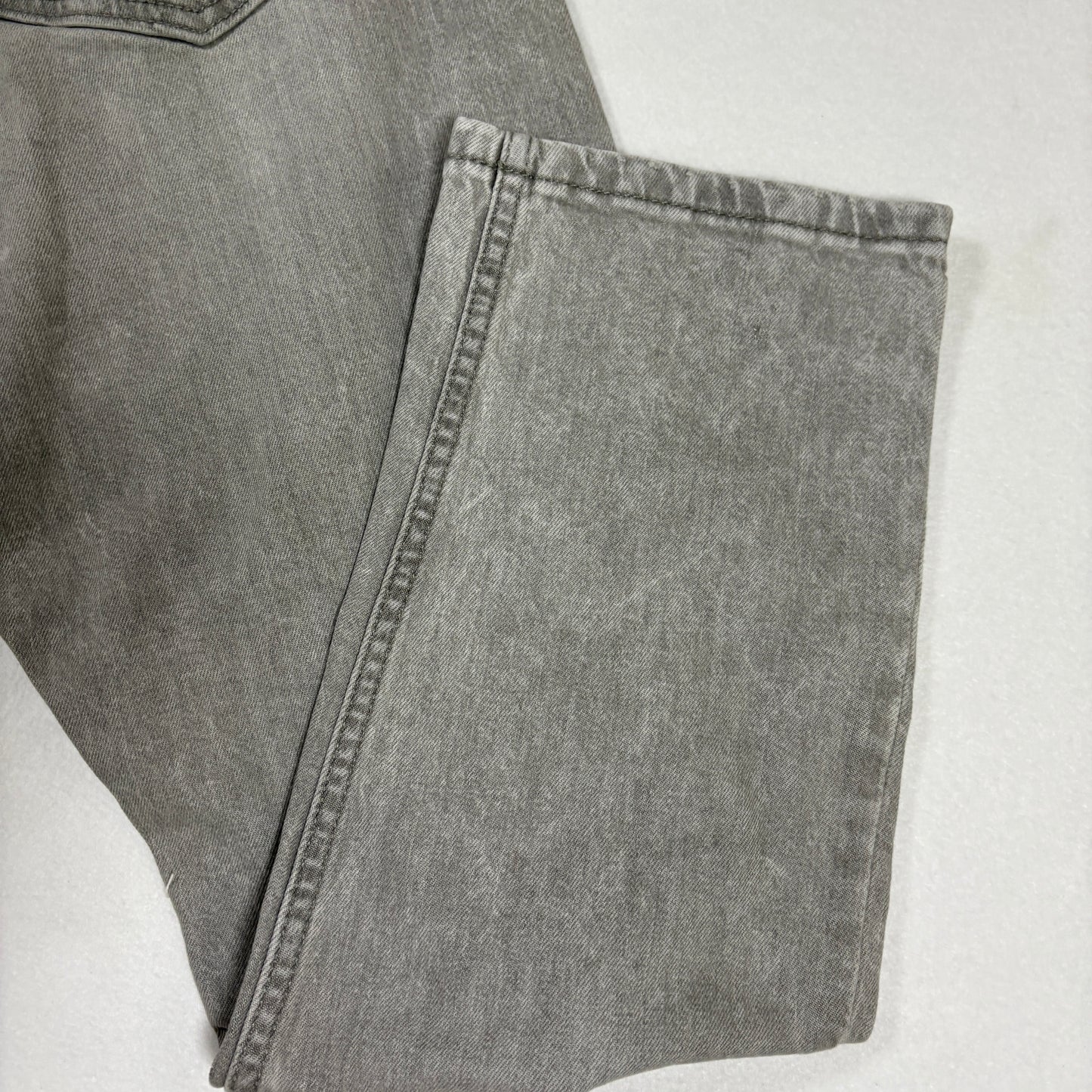 Levi’s 512 Jeans 38x30 Gray Slim Taper Distressed Stretch Denim Casual