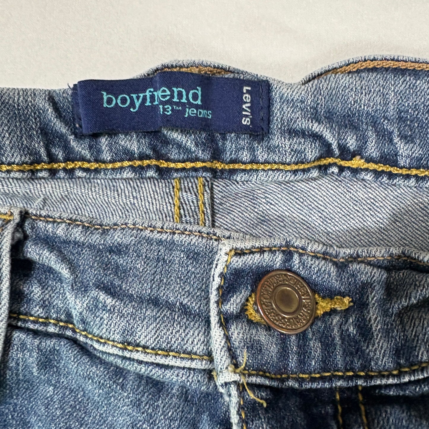 Levi’s Jeans Women’s 9 Medium Blue Distressed Skinny Stretch Denim Ripped