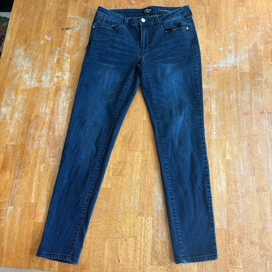 Skinny Jeans Y2K Stretch Bebe Heartbreaker Womens 29 Fits Like 29X28 Dark Wash