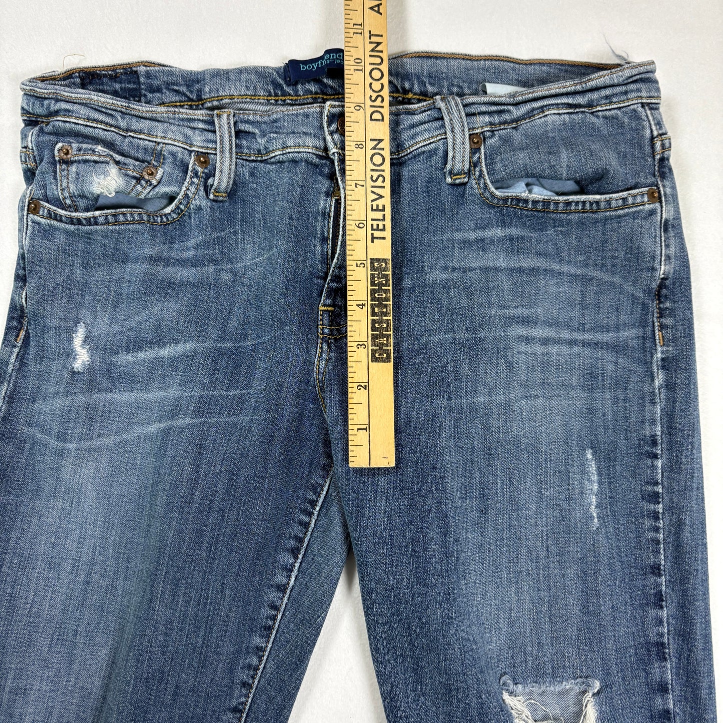 Levi’s Jeans Women’s 9 Medium Blue Distressed Skinny Stretch Denim Ripped