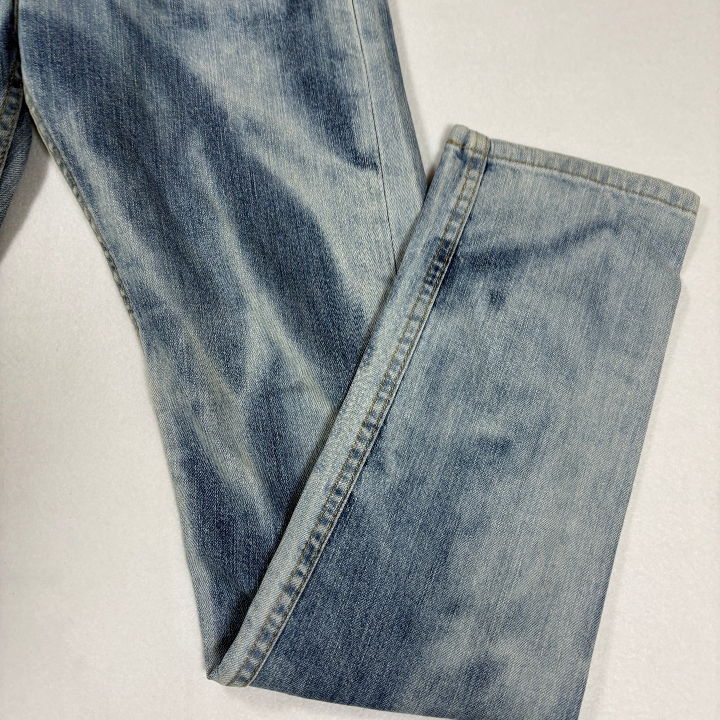 Levi’s 510 Jeans 30x32 Light Wash Skinny Fit Stretch Denim Distressed Label